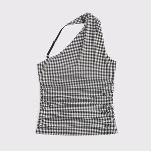 Abercrombie Asymmetrical One Shoulder Top - size M